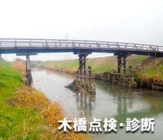 ハウスステージ　木橋点検・診断
