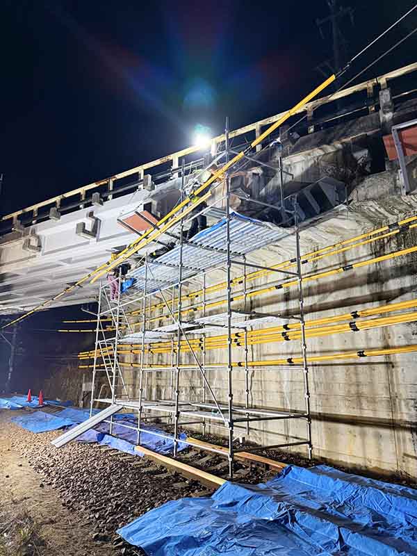 有限会社ハウスステージ　名古屋鉄道での工事指揮者・列車監視者対応